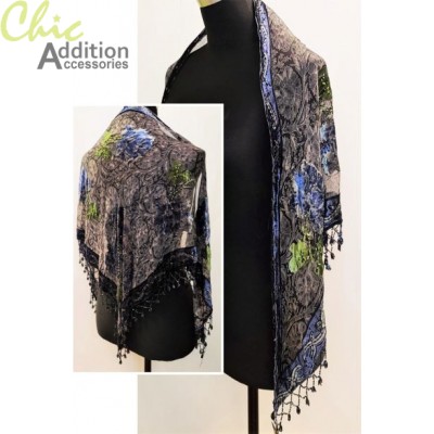 Beaded shawl BVT-013C